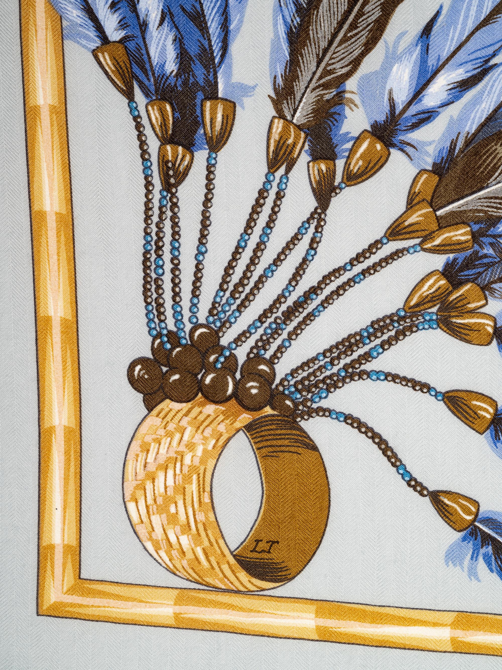 Hermès 140cm Cashmere/Silk Scarf