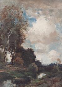 Theophile De Bock, (Dutch, 1851-1904), Landscape (No. 506)