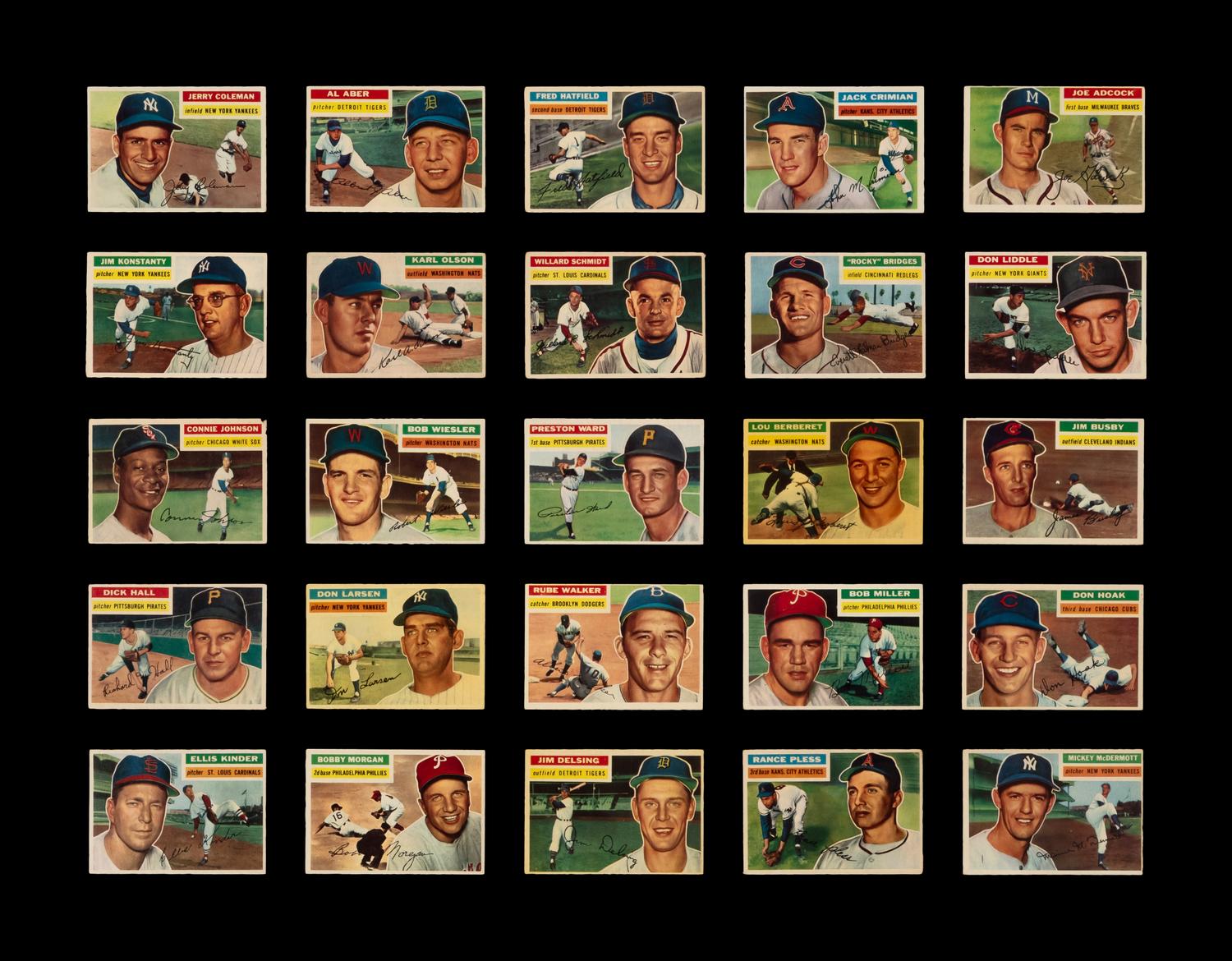 A Near Set of 1956 Topps Baseball Cards (330/340)