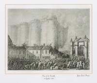 Jean Louis Prieur, (French, 1759-1795), Six works depicting French historical scenes.