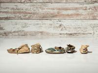 Group of Cheyenne Child's Moccasins