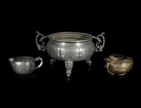 Three Chinese Metal Wares