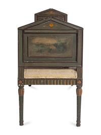 An Italian Painted Long Bench