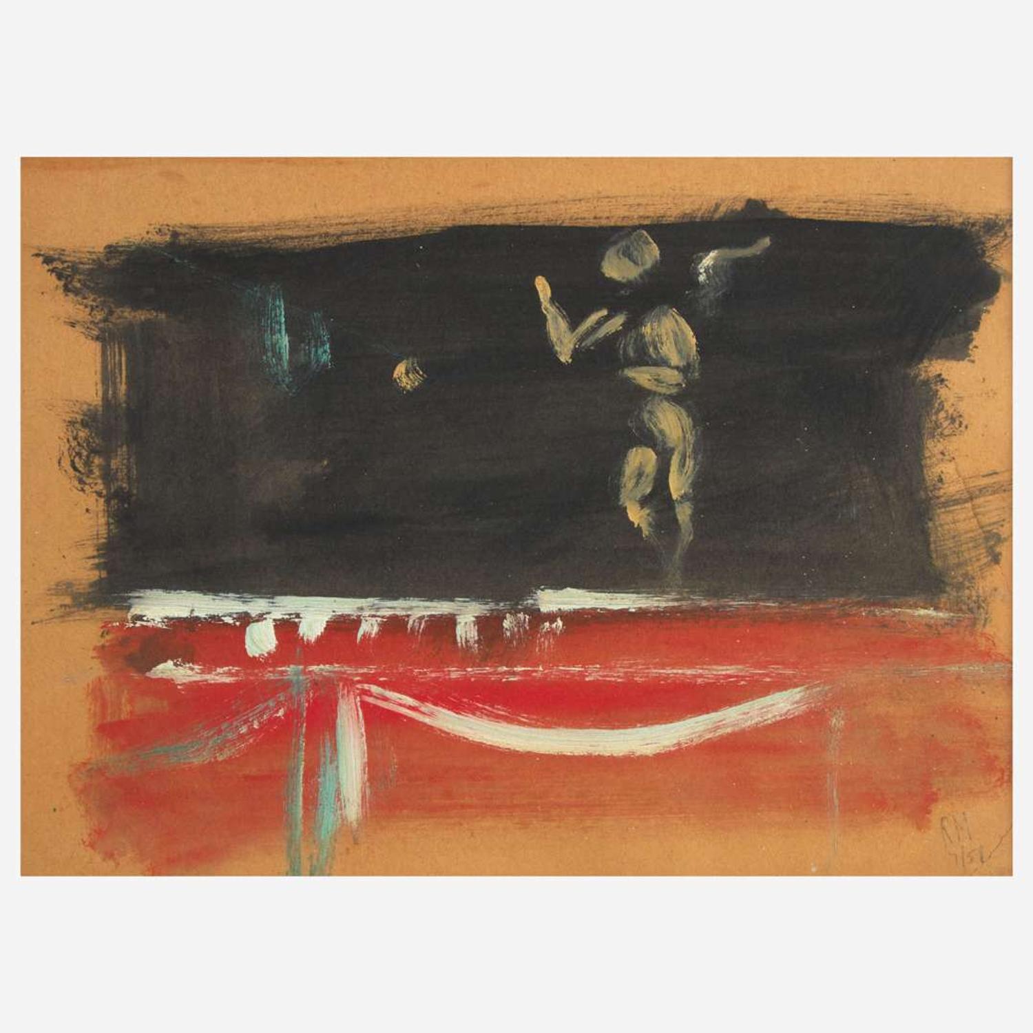 Reginald Marsh (American, 1898-1954) Untitled (Performer)