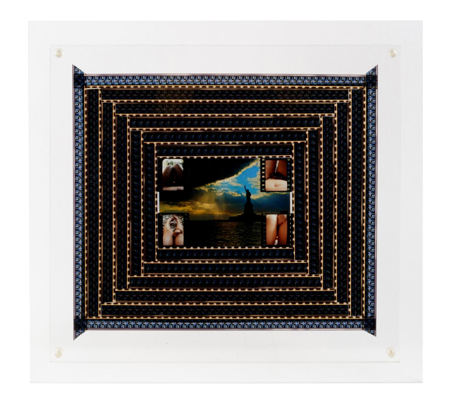 Liberty with Four Nudes together with two other works