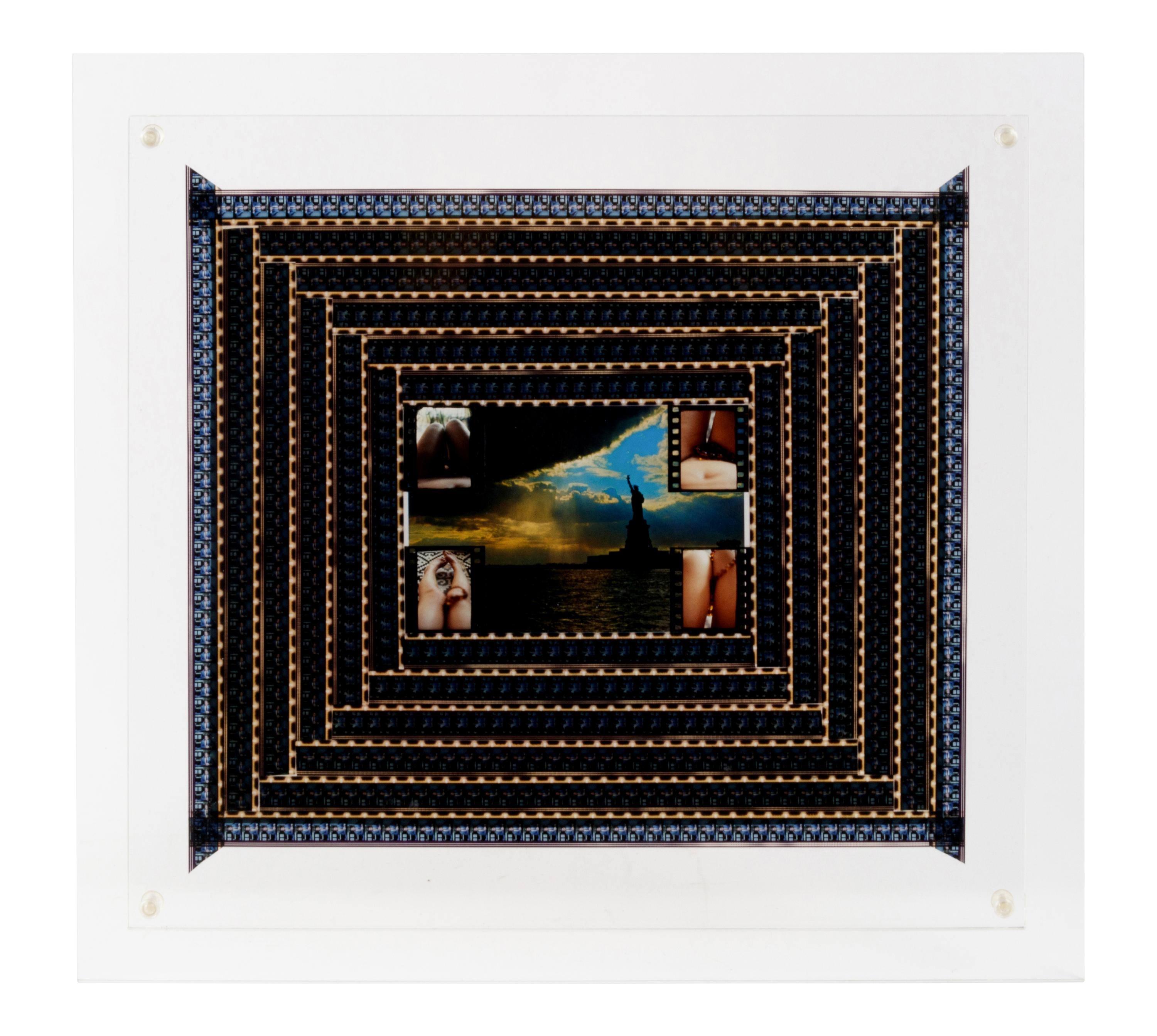 Liberty with Four Nudes together with two other works