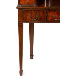 A George III Style Mahogany Carlton House Desk