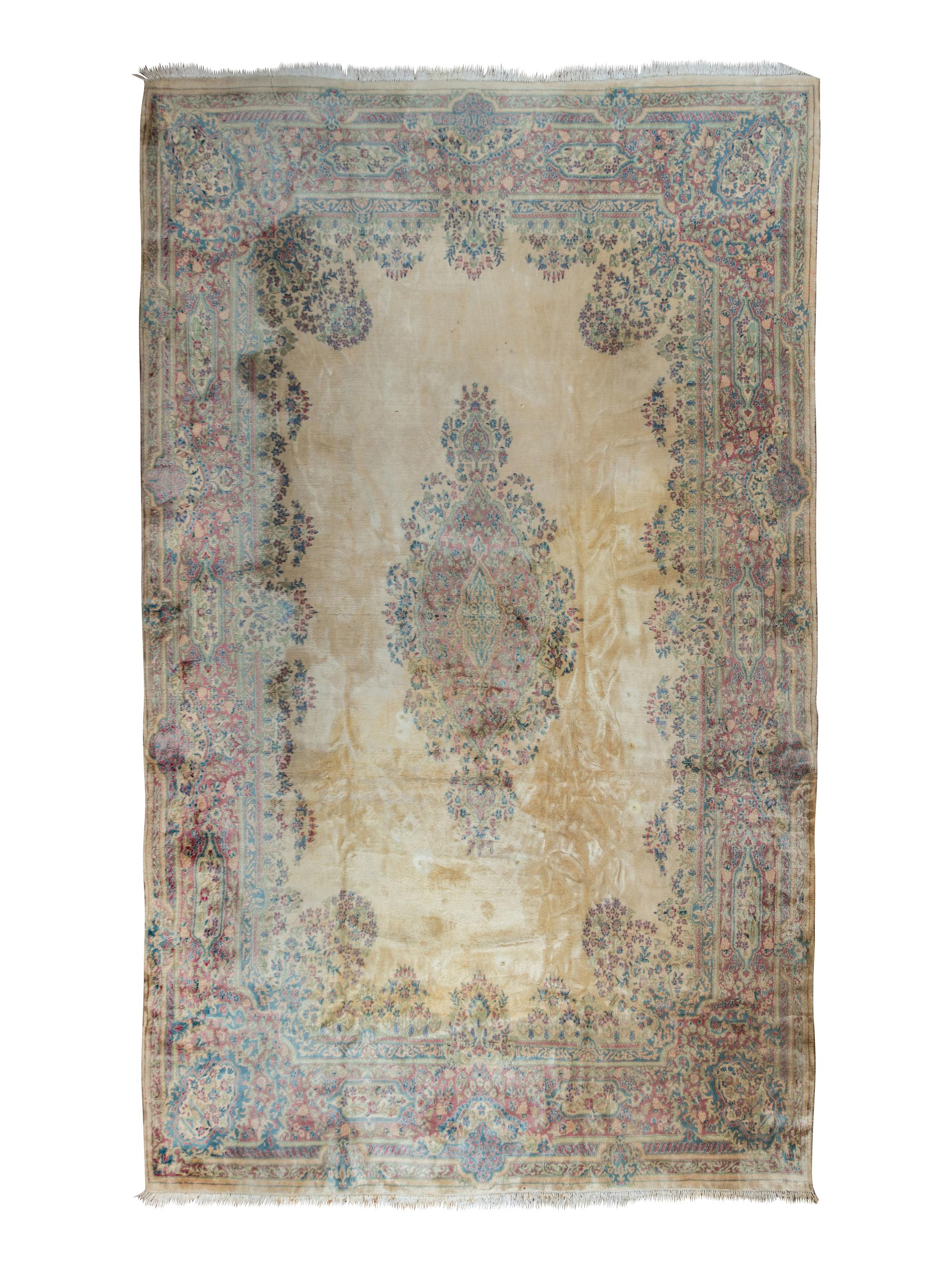 A Kirman Wool Rug