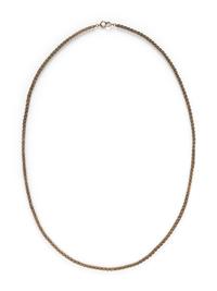 VICTORIAN, YELLOW GOLD LONG CHAIN NECKLACE