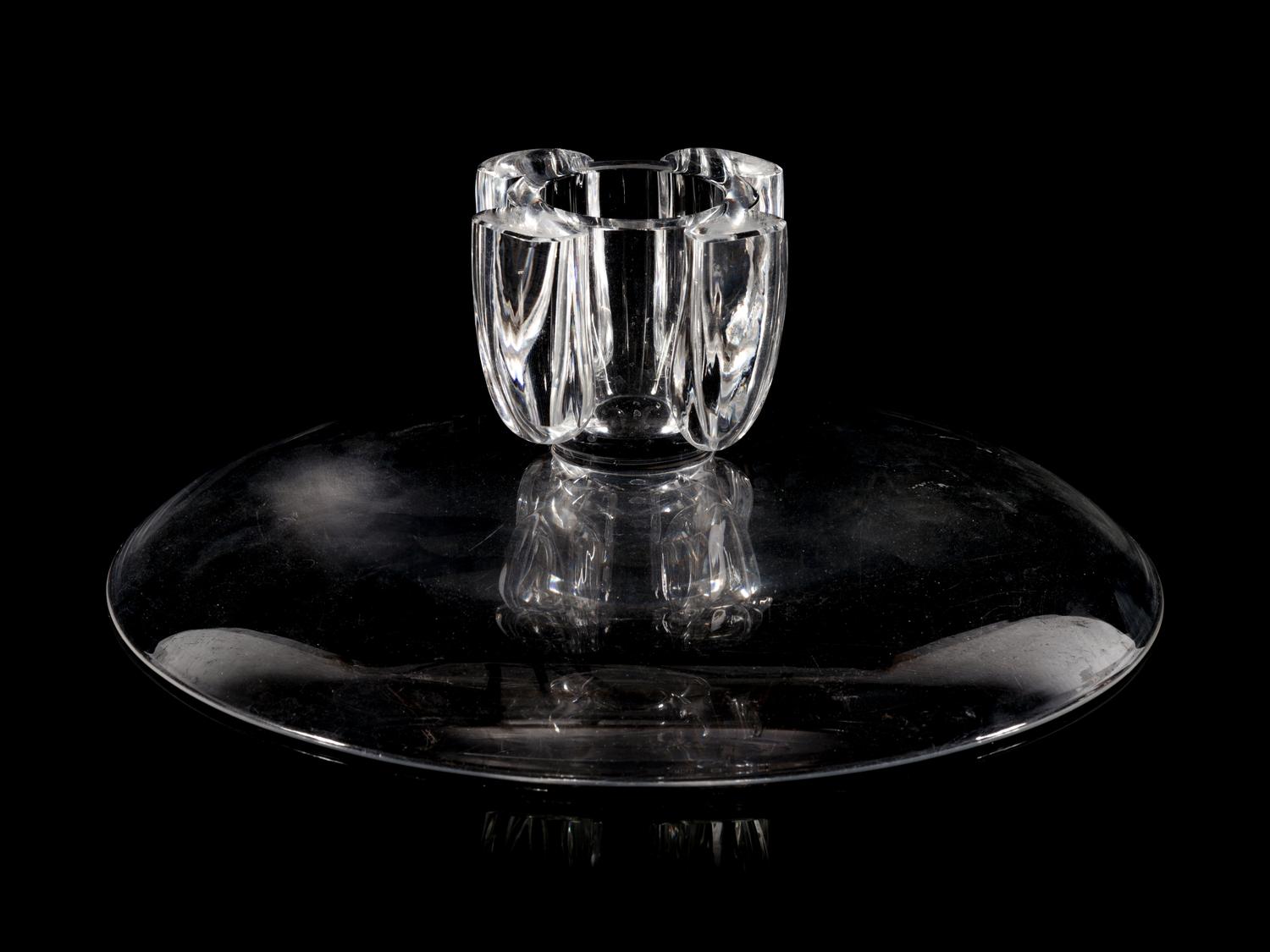 A Steuben Glass Center Bowl