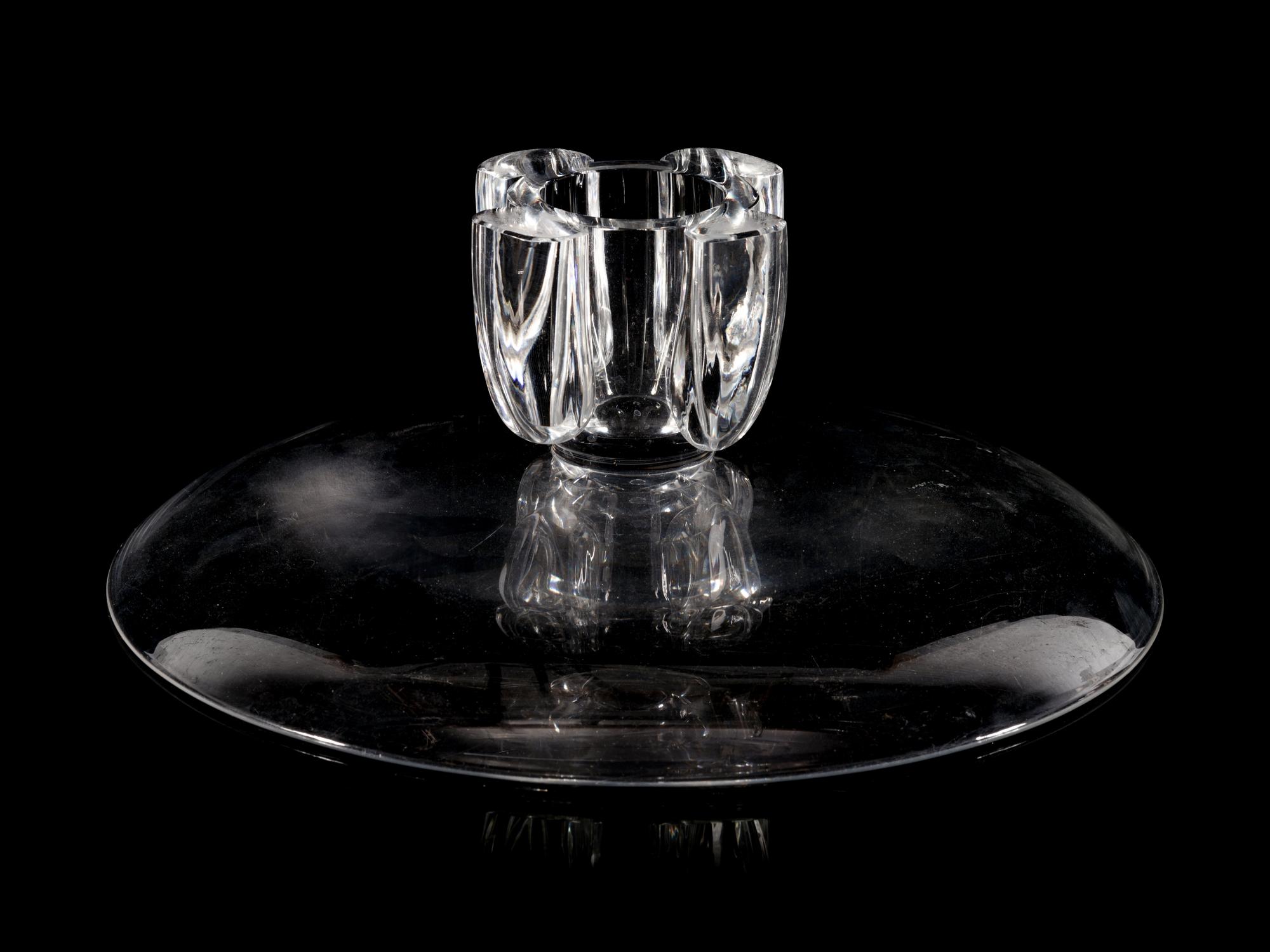 A Steuben Glass Center Bowl