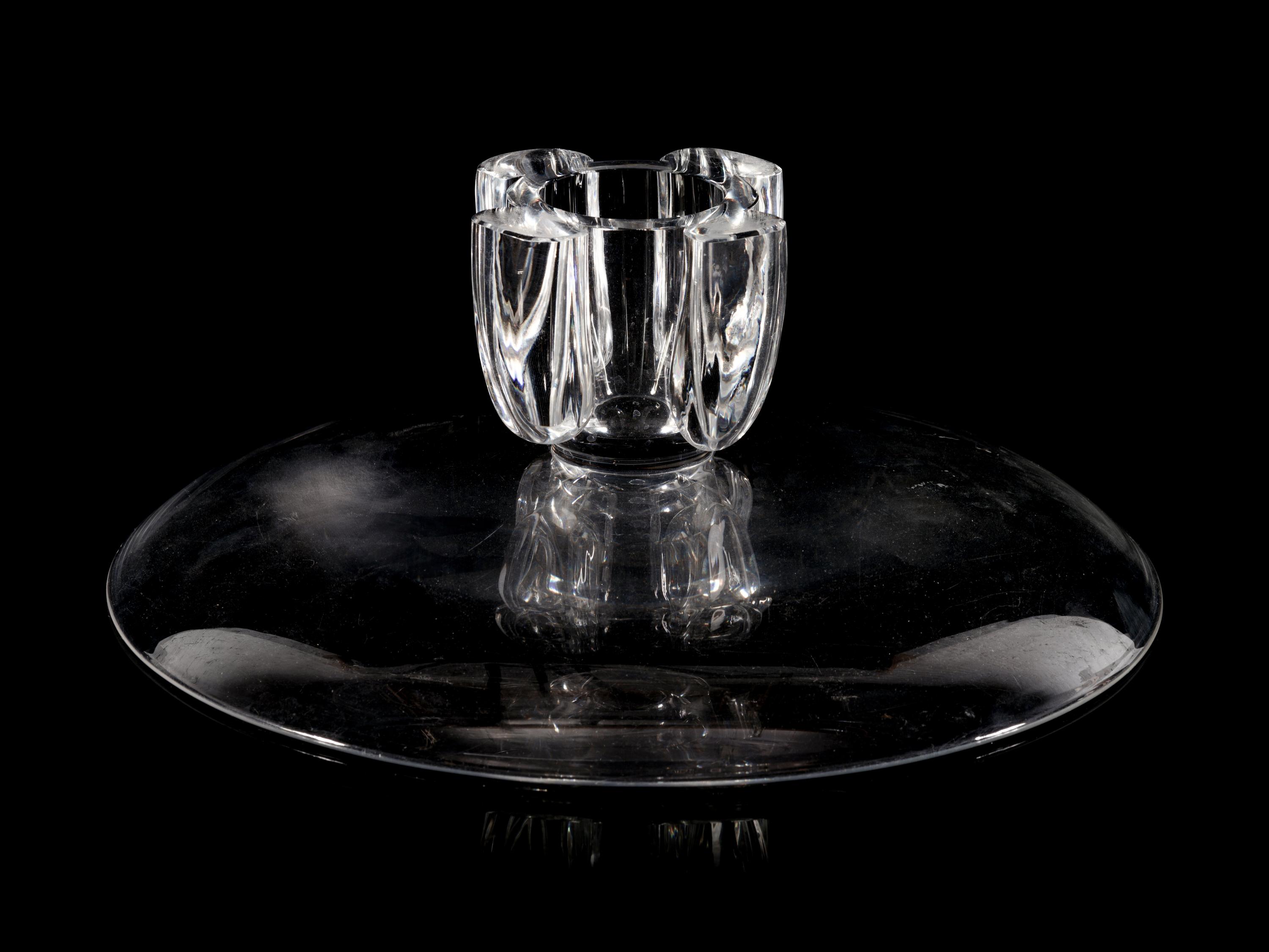 A Steuben Glass Center Bowl