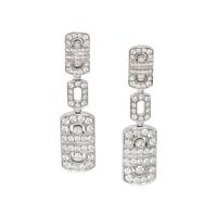 BVLGARI, DIAMOND 'PARENTESI' EARCLIPS