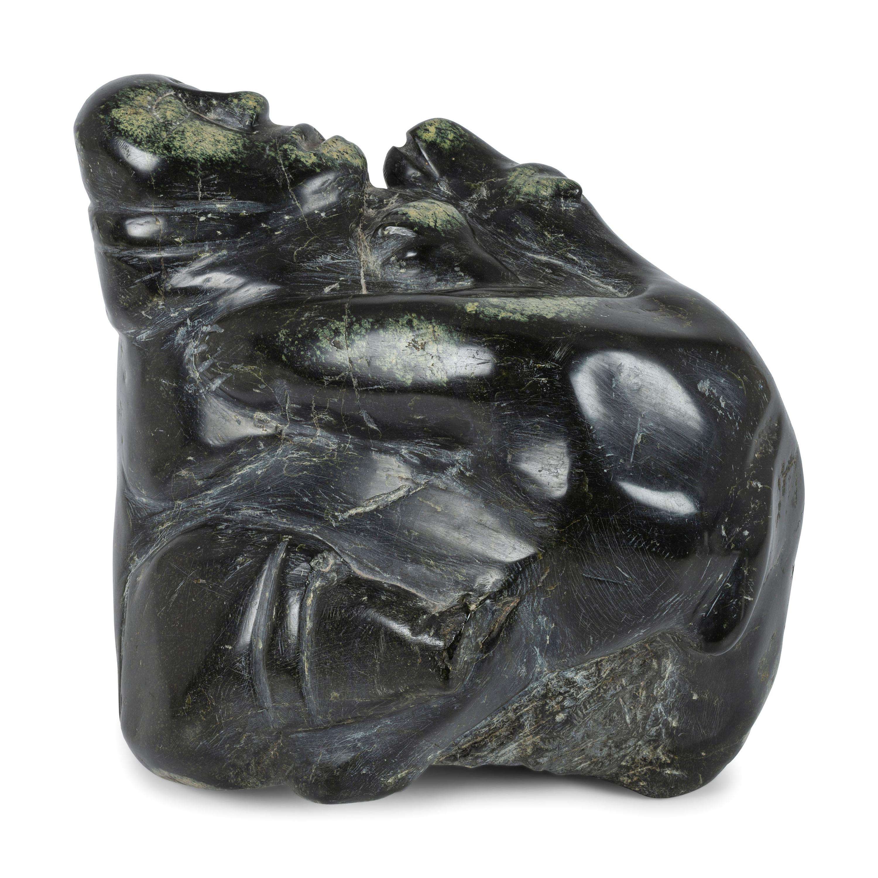 Group of Inuit Soapstone Carvings