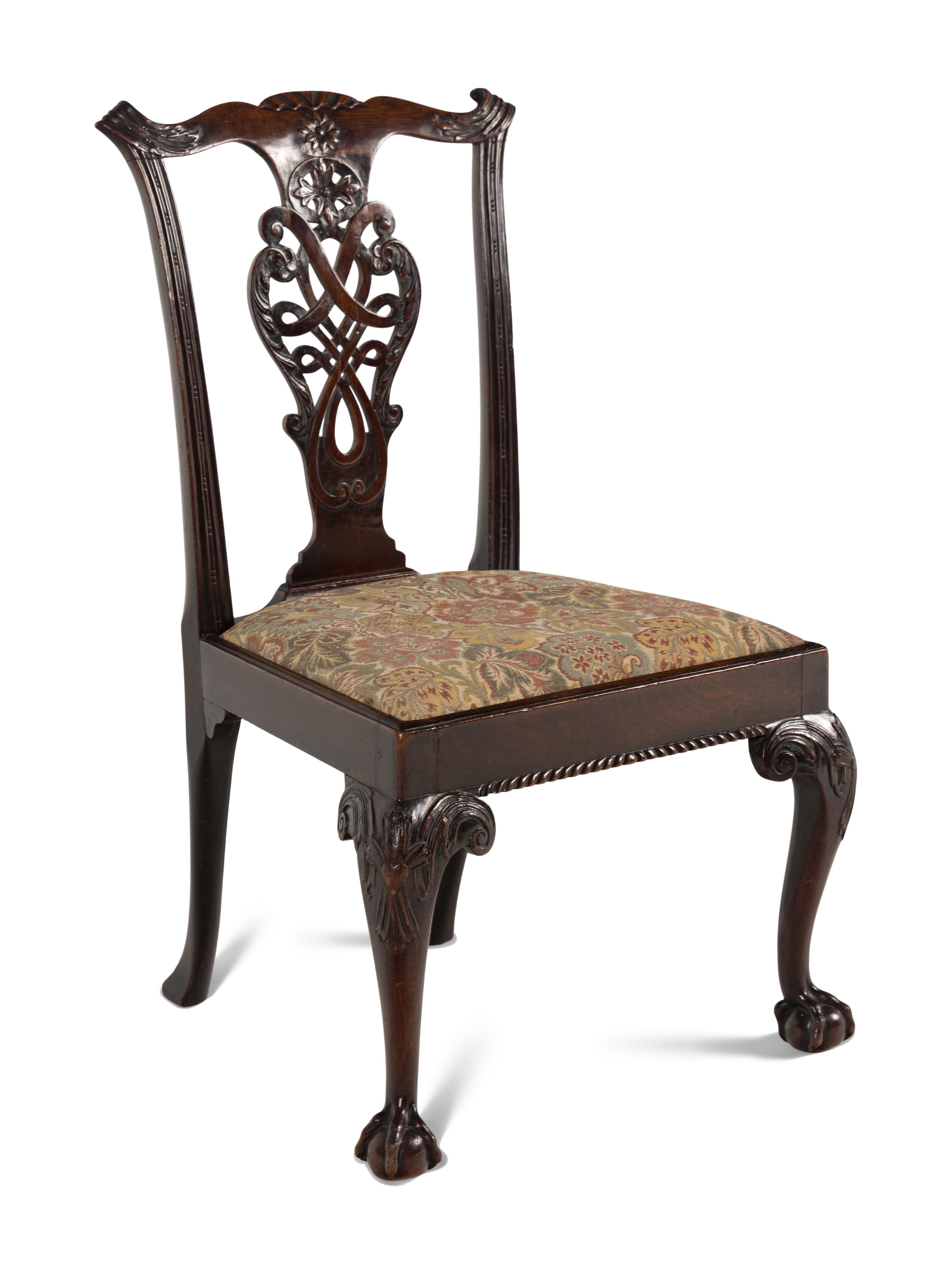 A George II Mahogany Side Chair