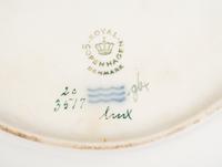 Two Royal Copenhagen Flora Danica Porcelain Oval Platters