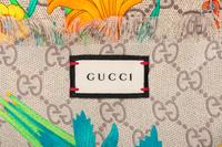 Four Scarves and One Pair of Gloves: Three Hermès, One Gucci, and One Pair of Hermès Gloves