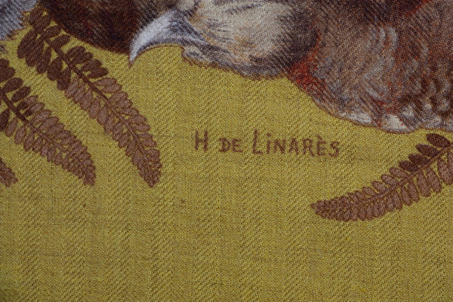 Two Hermès 90cm Silk/Cashmere Scarves