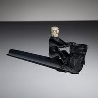 Haida Argillite Portrait Pipe