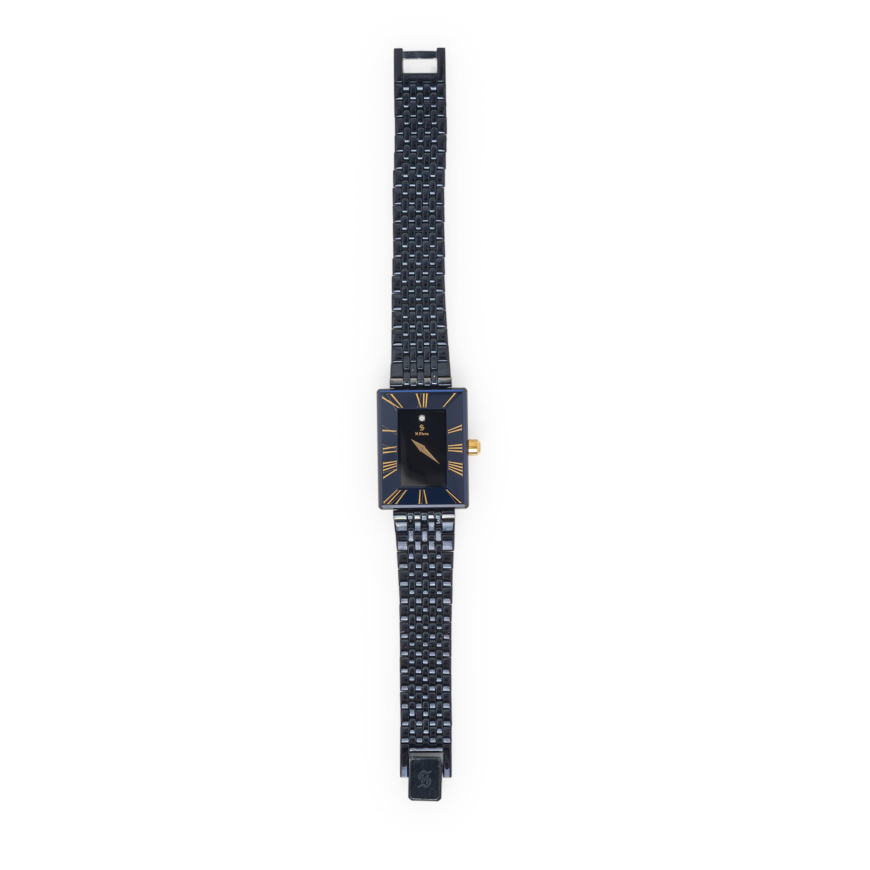 H. Stern, Ceramic and Crystal 'Safira' Watch