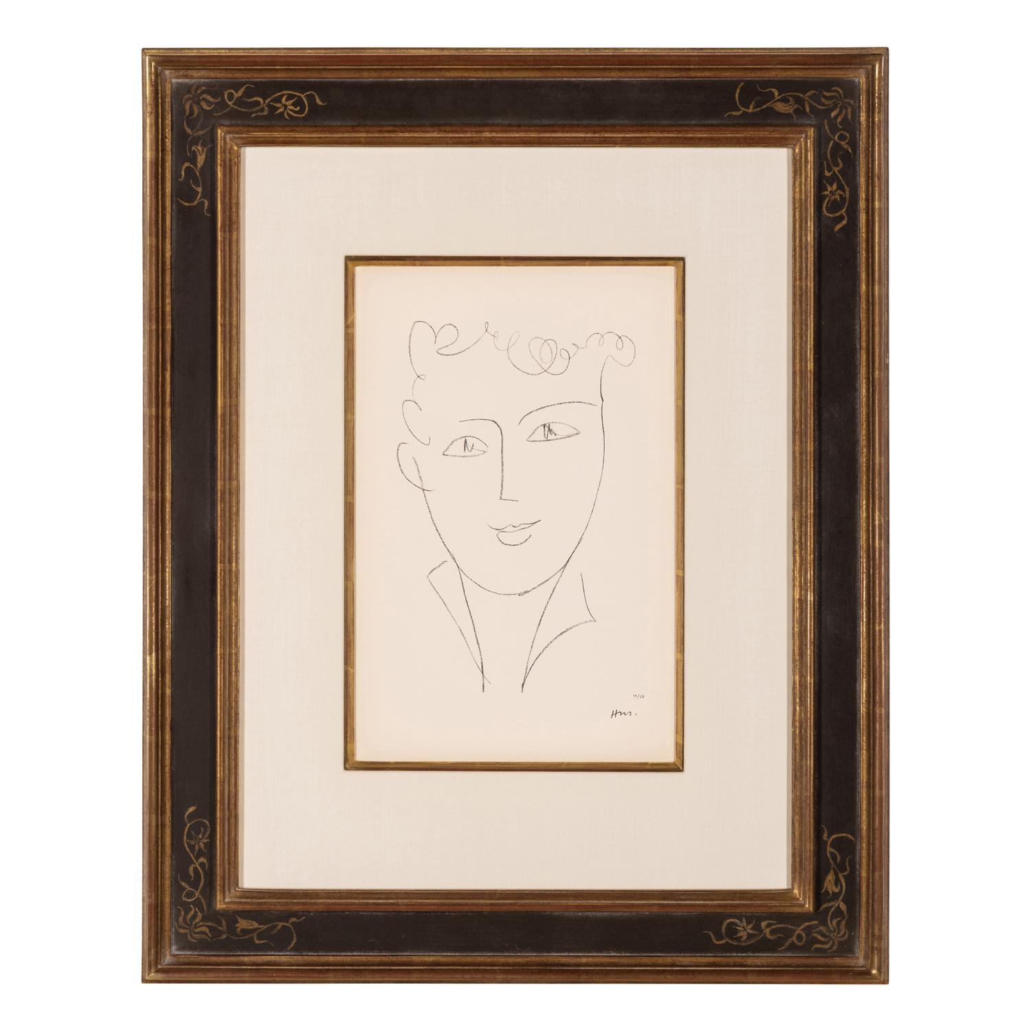 Henri Matisse (French, 1869-1954) — Jeune étudiante , 1952