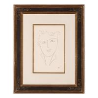 Henri Matisse (French, 1869-1954) — Jeune étudiante , 1952