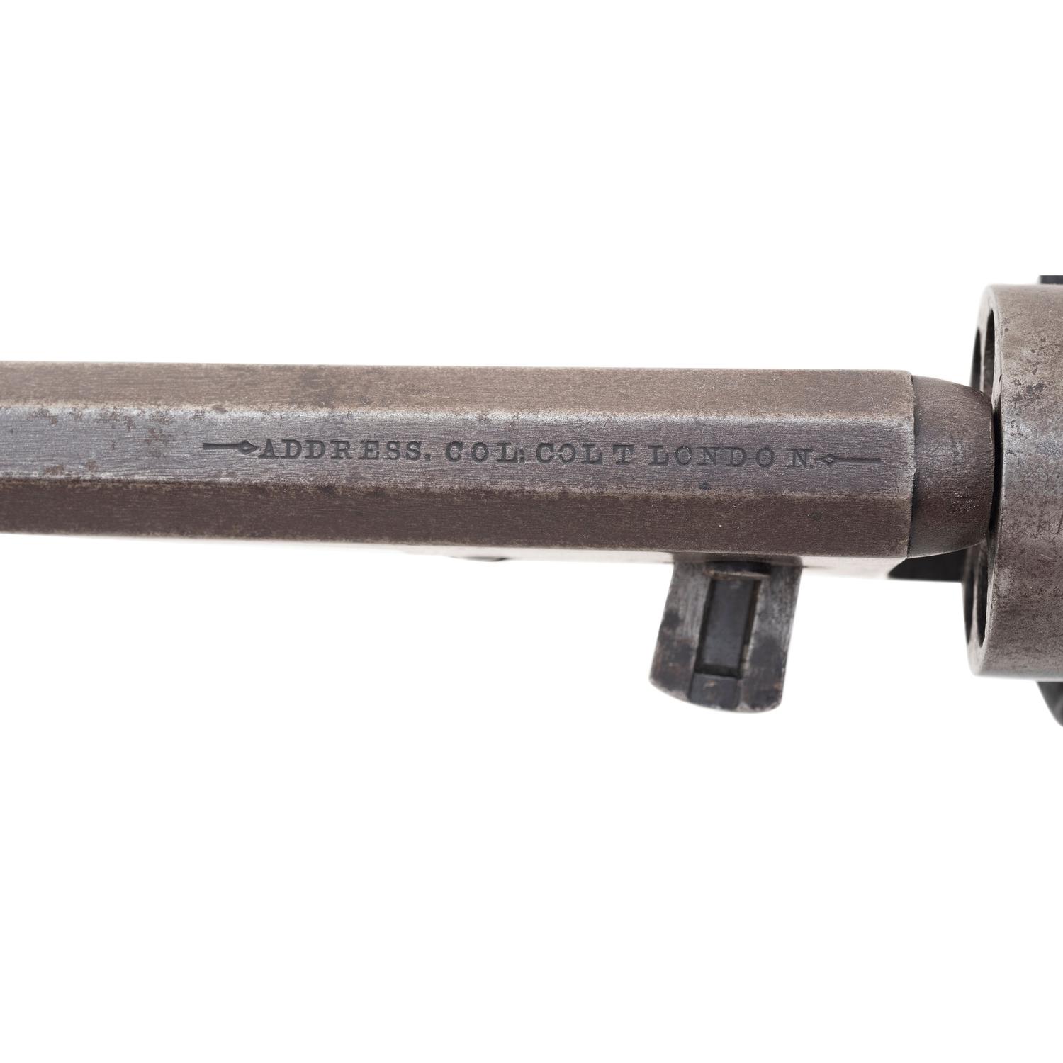 Mismatched Colt Navy with old GAR Tag Identifying the Gun to William Parsons - 2nd MA Infantry