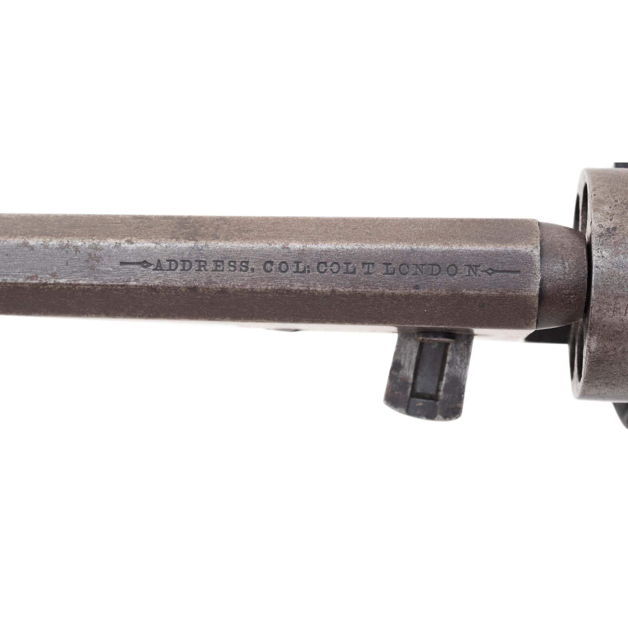 Mismatched Colt Navy with old GAR Tag Identifying the Gun to William Parsons - 2nd MA Infantry