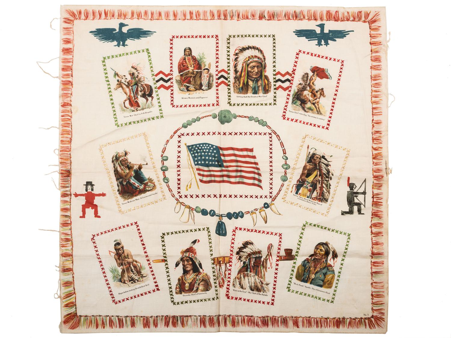 [NATIVE AMERICANS]. A group of ephemera related to Native Americans, comprising: