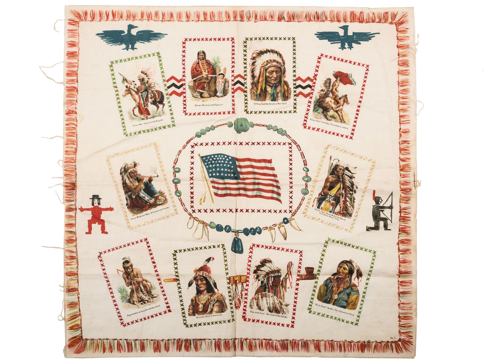[NATIVE AMERICANS]. A group of ephemera related to Native Americans, comprising: