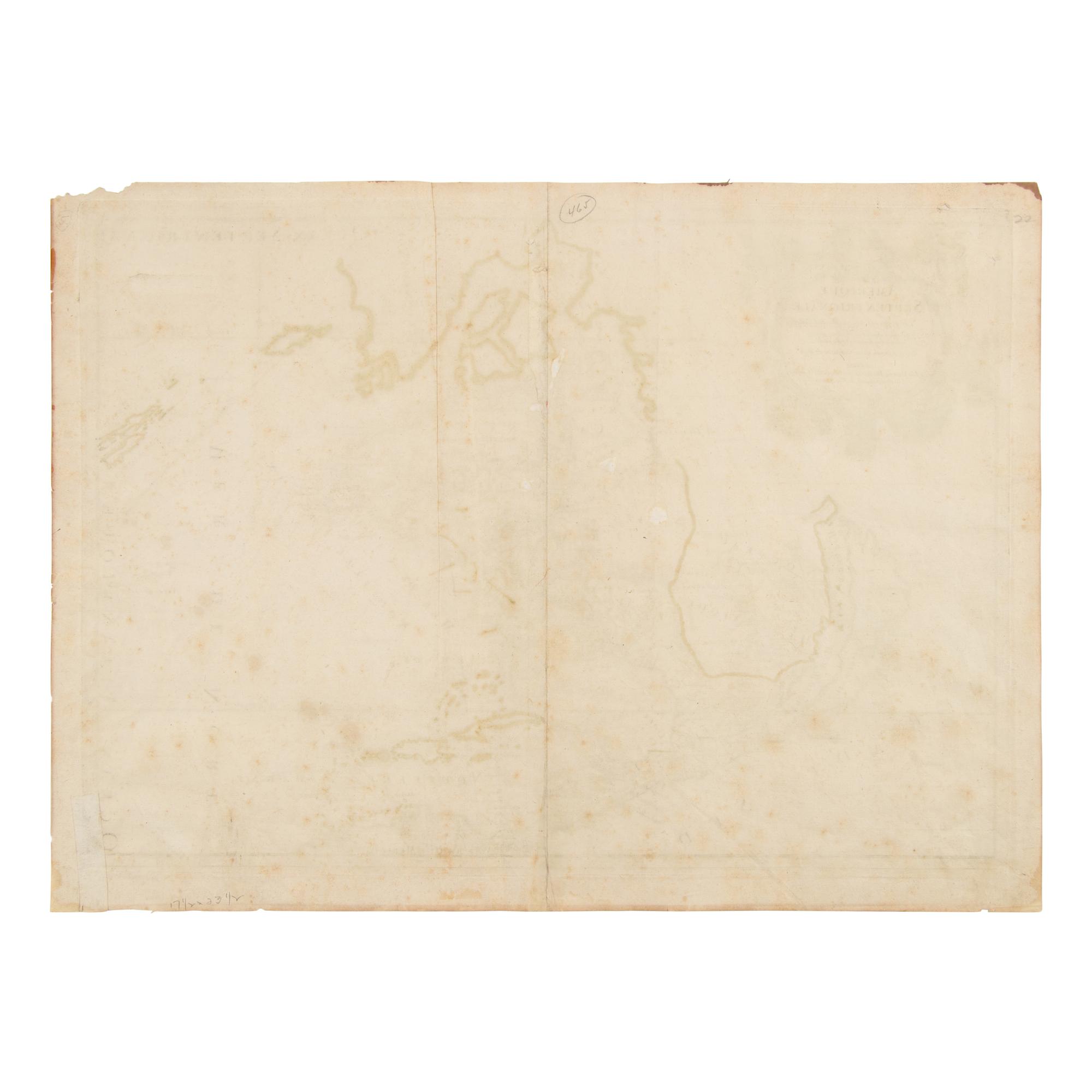 [Map]. Sanson, Guillaume (1633-1703). Amerique Septentrionale . Paris: Pierre Mariette, 1669.