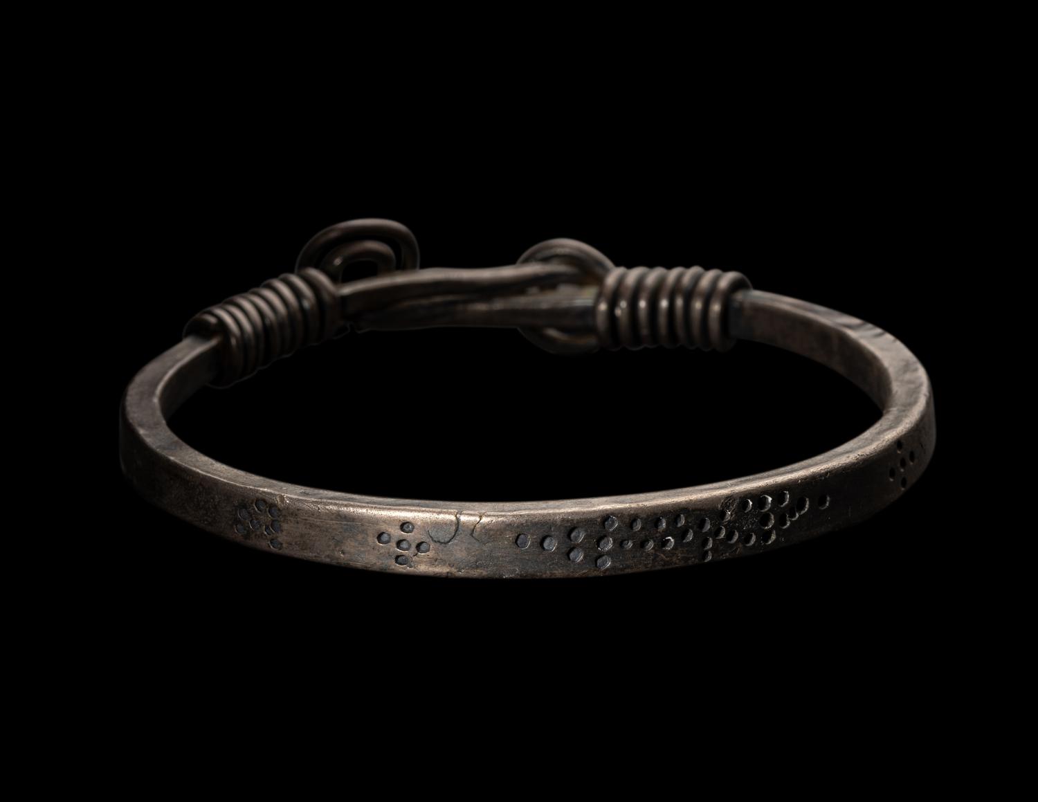 A Roman Silver Bracelet