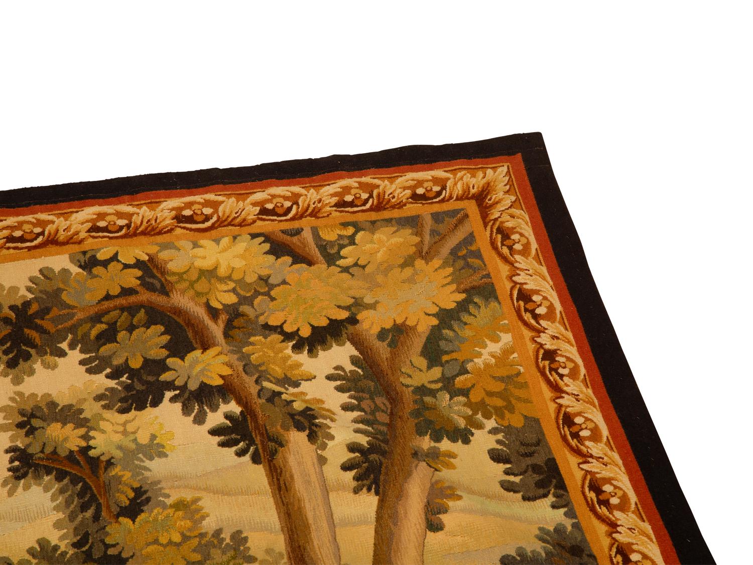 An Aubusson Wool Tapestry