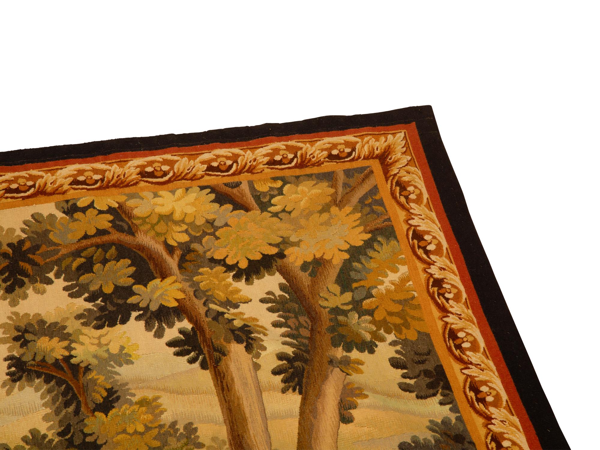 An Aubusson Wool Tapestry
