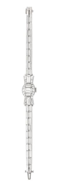 A Platinum and Diamond Surprise Watch, Lucien Piccard, 26.20 dwts.