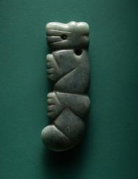 A Costa Rican Jade Zoomorphic Pendant