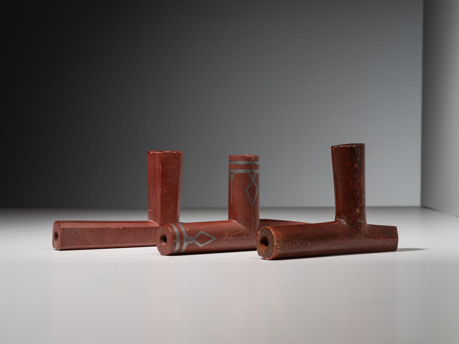 Plains Catlinite Pipe Bowls