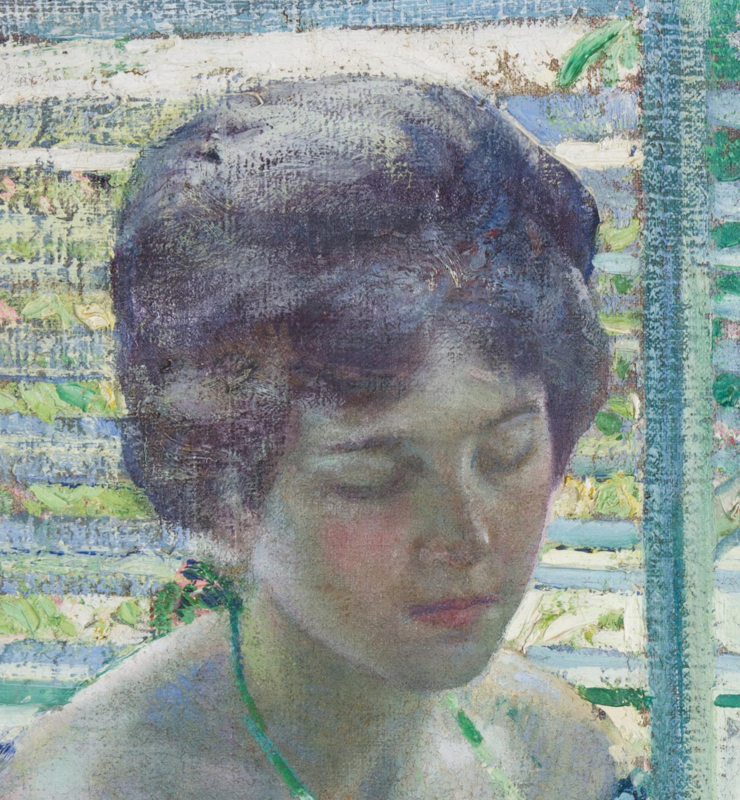 Richard Edward Miller, (American, 1875-1943), The Necklace (La Femme au Collier), c. 1913