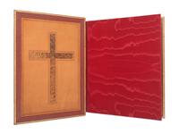 [MONASTERY HILL BINDING -- ZUFFANT, Joseph, binder]. [BIBLE, in German]. Die Heilige Schrift.... Stuttgart, [c.1890].