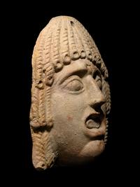 A Roman Terracotta Theater Mask