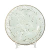 Two Versace for Rosenthal Arabesque Crystal Plates — 20TH CENTURY