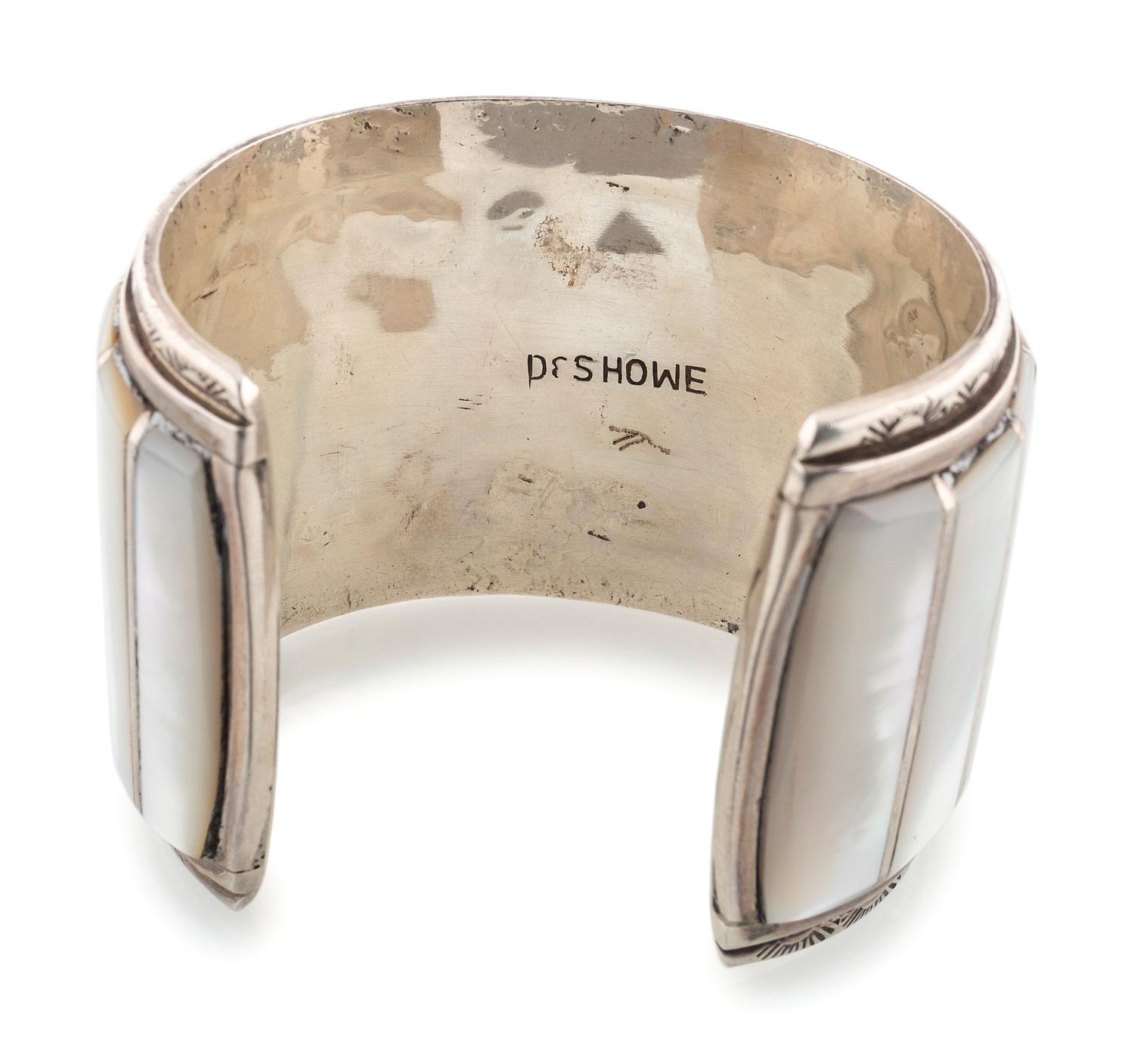 Zuni Silver and Channel Inlay Cuff Bracelets