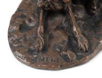 A Group of Six Bronze Figures of Foxes, Three in the Manner of Bergman — 19TH CENTURY
