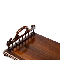 A William IV Rosewood Book Rack
