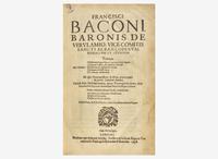 [Philosophy] Bacon, Francis: Operum Moralium et Civilium...