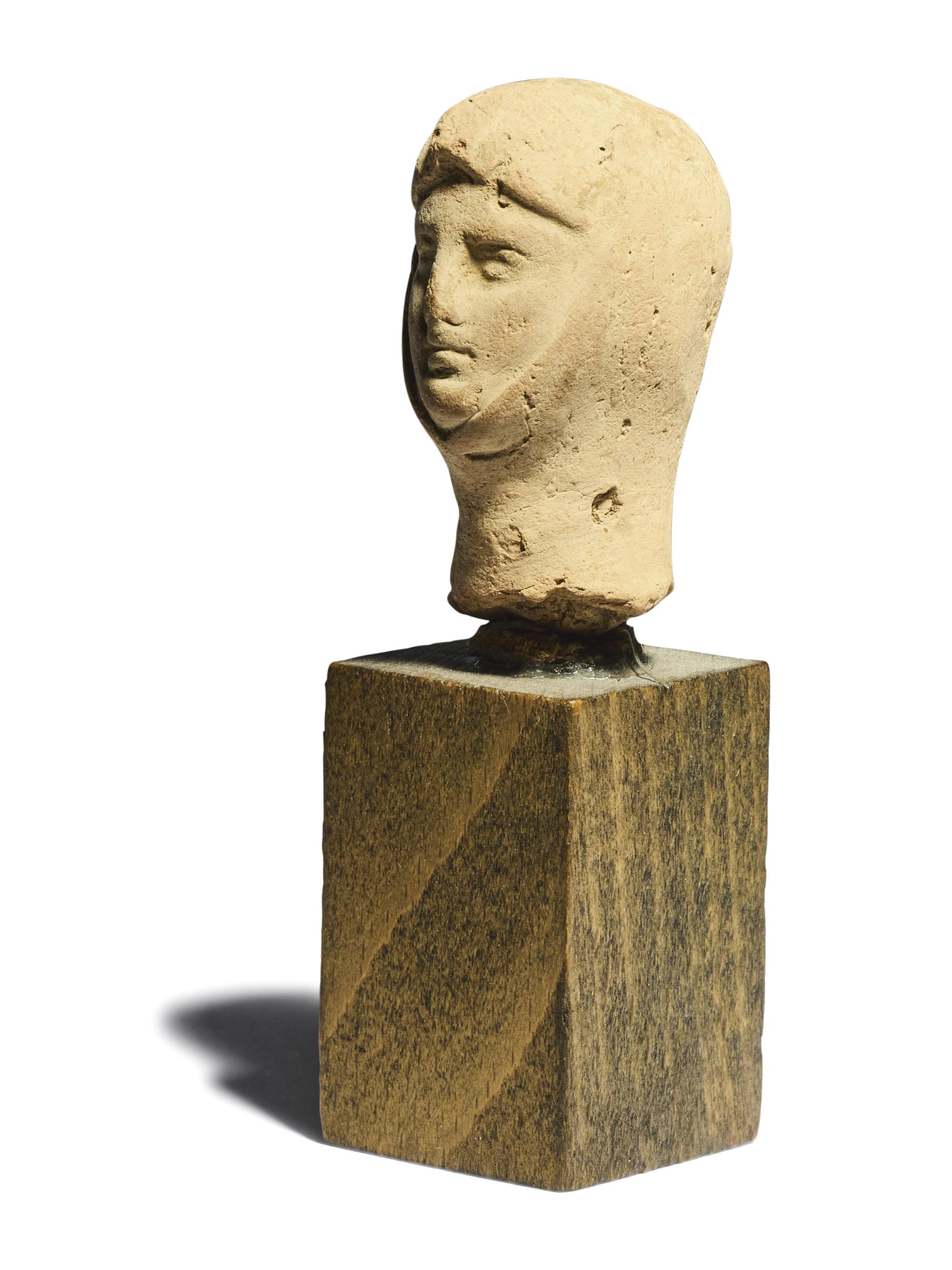 A Greek Terracotta Head