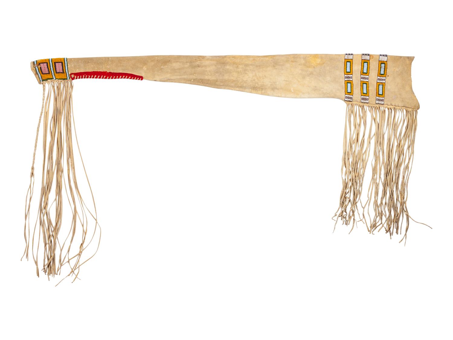 Northern Plains Beaded Hide Rifle Scabbard