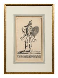 A Set of Eight Continental Costume Engravings by Johann Christoph Dehne (fl. 18th Century)