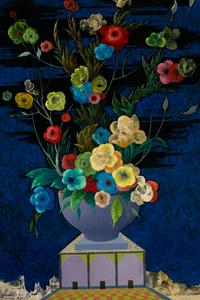 Bouquet de Fleurs dans un Paysage Surrealiste, 1969