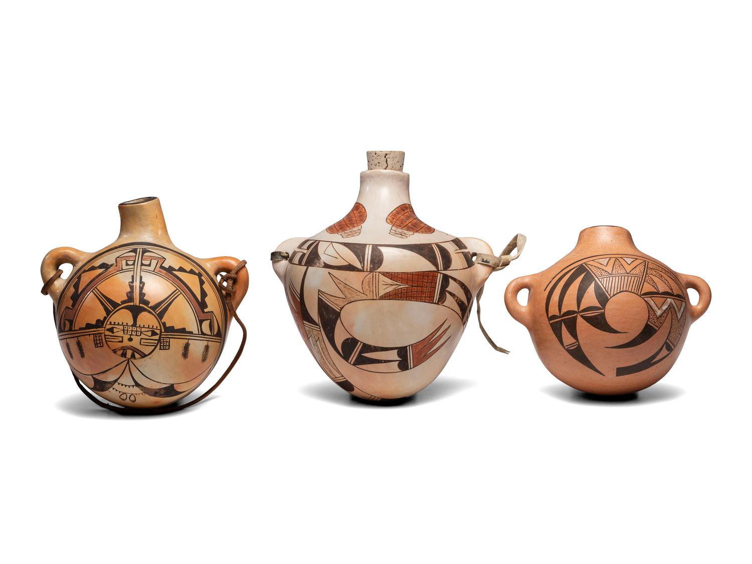 Hopi Pottery Canteens